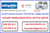 Öztiryakiler Fritöz Tamir Servisi